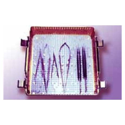 Healthmark Tray ER Handle ProTech Anodized Aluminum 10x9x3" For Sterilization Each - 30109HN