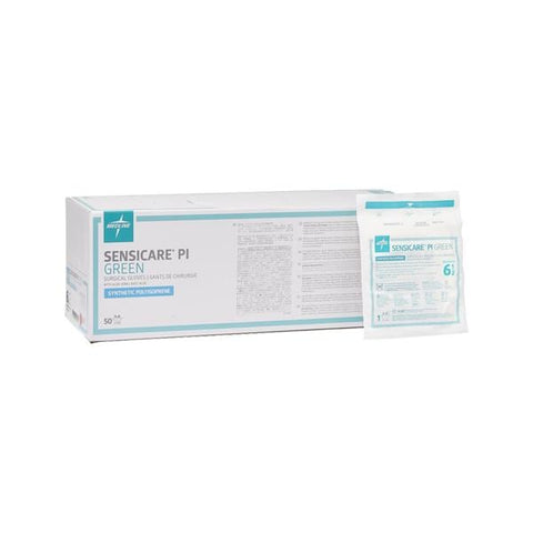 Medline Industries Inc Gloves Surgical SensiCare Powder-Free Latex-Free 6.5 Sterile Green 50Pr/Bx, 4 BX/CA - MSG9265