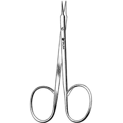 Sklar Instruments Scissors Stitch Slepyan 4" Sharp/Sharp Smooth Straight Stainless Steel Each - 64-1345