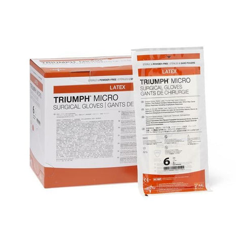 Medline Industries Inc Gloves Surgical Triumph Powder-Free Latex 6 Sterile 400/Ca - MSG2360