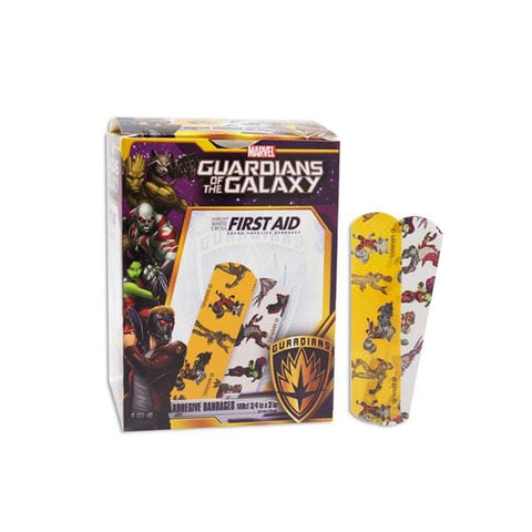 Dukal Corporation Bandage Adhesive Strip Plstc Stat Strip 3/4x3" Guardians of the Galaxy LF 100/Bx, 12 BX/CA - 1087740