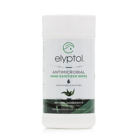 Elyptol Inc Sanitizer Hand Wipes Elyptol 70% Ethanol 60 Count Flip Top Tub Eucalyptus 6/Ct - EHW060