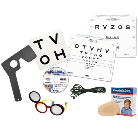 AAPOS VISION SCREENING KIT WITH HOTV AND SLOAN LETTER