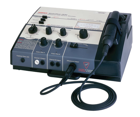 Amrex Ultrasound/Stim Combo - US/54 (Low Volt), 1.0 and 3.3 MHz with 5 cm head and QuickConnect Transducer