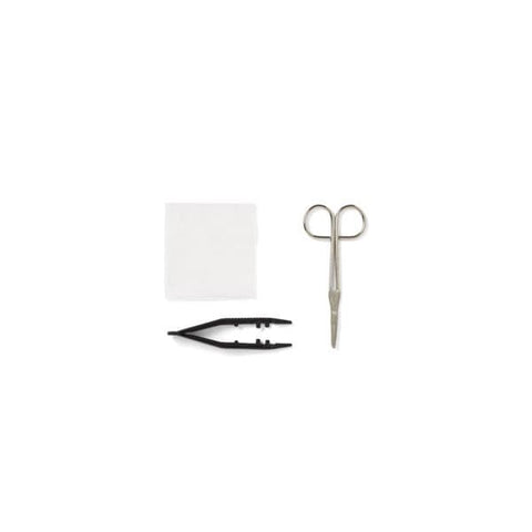 Medline Industries Inc Tray Suture Removal Comfort Loop With Gauze 3x3" 12-Ply/Forceps 50/Ca - MDS707555