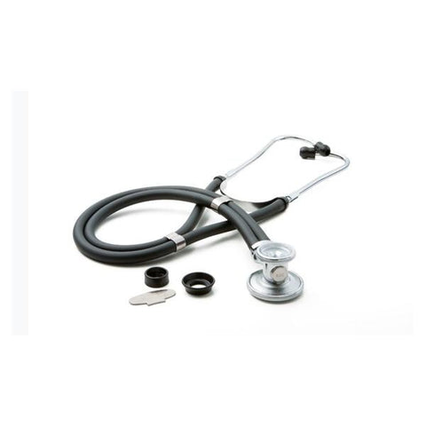 American Diagnostic Corp. Stethoscope Sprague Rappaport Adscope 641 Black Adult/Pediatric 30" 2-Head Eachch, 20 Each/CA - 641BK