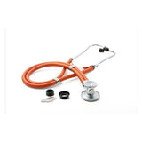 American Diagnostic Corp. Stethoscope Sprague Rappaport Adscope 641 Neon Orange Adlt/Ped 30" 2Hd Eachch - 641NO