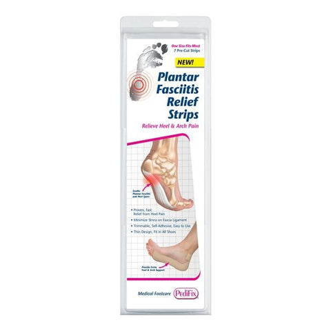 Pedifix, Inc Strips Relief Plantar Fasciitis/Arch Self-Adhesive One Size Fits Most 7/Pk - P6060-7