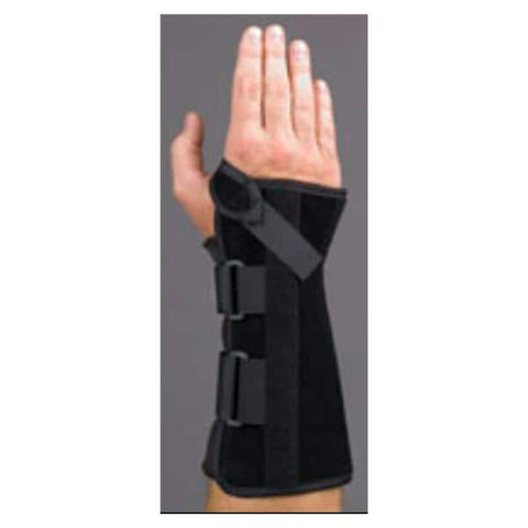 Medical Specialties Support V-Strap Wrist Polyproylene Felt Black Size Medium Right Each - 223274