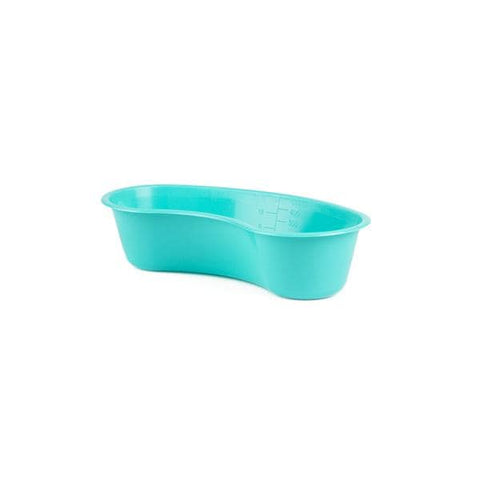 Medegen Medical Products, LLC Basin Basin 16oz Polypropylene Kidney Graduated 3-4/5x8-2/5" Turquoise 250/Ca - H300-07