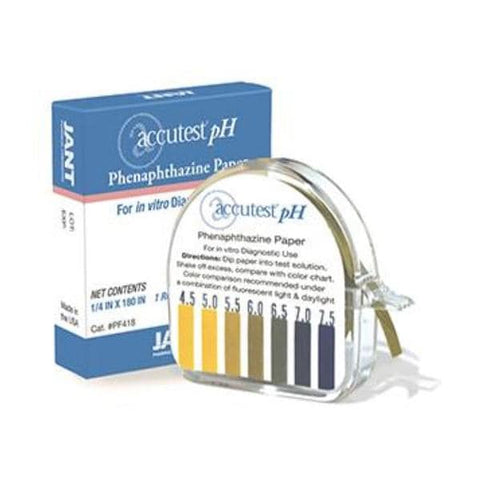 Micro Essential Labs Inc Accutest pH Phenaphthazine Paper Roll Single Roll Each - PF418