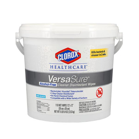 Healthlink Wipes Surface Disinfectant Clorox VersaSure Tub 110/Pk, 2 PK/CA - HCH 31759