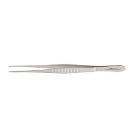 Miltex Forcep Tissue Debakey 6" Straight 1x2 Teeth Stainless Steel Each - Integra Miltex - 6-96