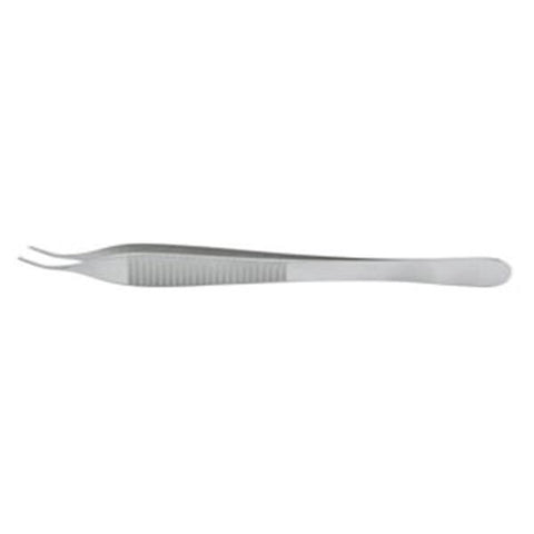 Miltex Forcep Tissue Adson 4-3/4" Angled 1x2 Teeth Stainless Steel Each - Integra Miltex - 6-120A