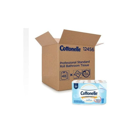 Kimberly Clark Professional Toilet Tissue Roll Cottonelle Soft Bath White 1 Ply 12/Bg, 4 BG/CA - 12456