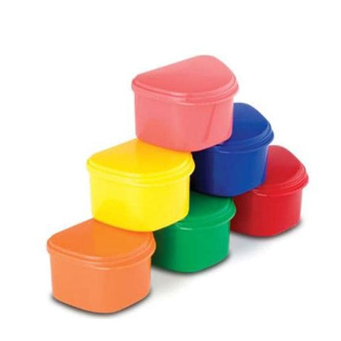 Palmero Sales Co Inc Container Denture Plastic Assorted 12/Package - 1962