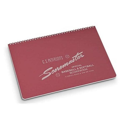 Cramer Products Scorebook Baseball/Softball Scoremaster Peterson Each - 191400