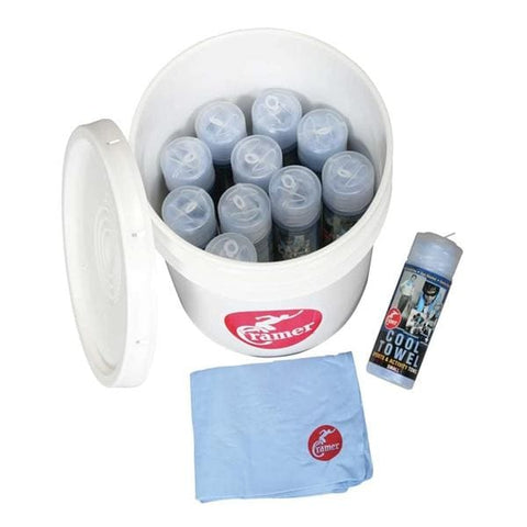 Cramer Products Towel Cooling Stay Cool Team Bucket 12/Bucket Reusable 27x17" Each - 760393