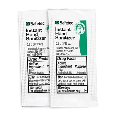 Safetec Of America Inc Sanitizer Hand Pouch Alcohol Based 0.9 Gm Bulk Pack Fresh Scent 2000/Ca - 17378