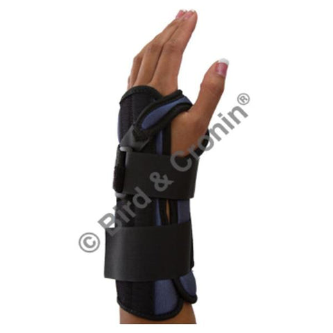 Bird & Cronin Brace Cinch-Lock Medium Wrist/Forearm Polyester/Foam/Nylon Black Left Each - 8145313