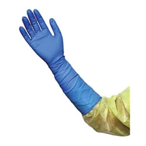 Ansell Healthcare Products LLC Gloves Decontamination Digitcare PF Nitrile Latex-Free 16 in Lg Blue 50/Bx, 10 BX/CA - ULNCS-3