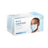 Medicom Mask Procedure SafeMask Sofskin ASTM Level 3 Blue Size 50/Bx, 10 BX/CA - 2087
