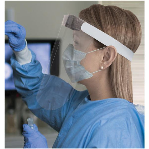 Brownmed Shield Protective Seal-Tight Pre-Assembled Clear / White 25/Bg, 2 BG/CA - 51360