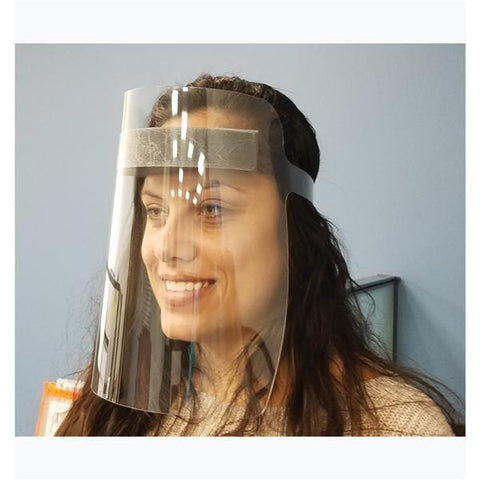 Professional Plastics Shield Protective Pre-Assembled Clear 100/Bx - FABFACESHIELD-SP