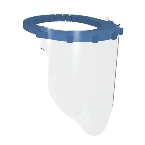 C2 Imaging LL Shield One Size Adjustable Clear / Blue Reusable W/ 3" Vsr & 5 Rplcmnt Shld Each - VOM-20-00144