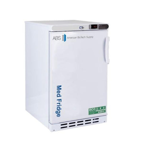 American BioTech Supply(ABS) Refrigerator Pharmacy/Vaccine 2.5 Cu Ft 1 Gls/1 Sld 2 to 8C/36-46F Cycl Dfrst Each - PH-ABT-HC-UCBI-0204