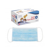 Dynarex Corporation Mask Youth Not ASTM Rated Blue 50/Bx, 12 BX/CA - 2207-YTBL