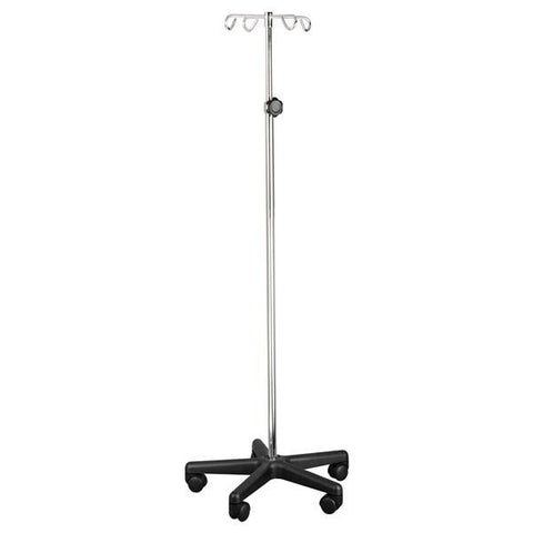 Dukal Corporation IV Stand Tech-Med 4 Hook 47-84" Height Adjustment Each - 4356-SS