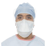 O & M Halyard Face Mask Surgical ASTM Level 2 Blue 25/Bx, 4 BX/CA - 39124