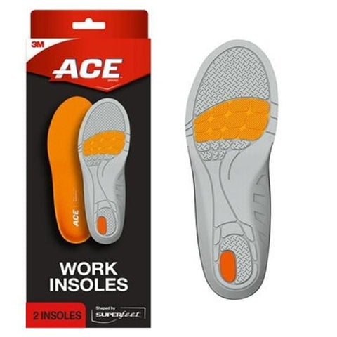 3M Consumer Health Care Insole Work Ace Medium Foot 1/Pr - 209651