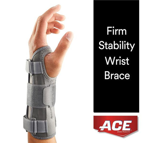 3M Consumer Health Care Brace Deluxe Ace Wrist Alum/Nyl/Poly/PP/PU/Spndx Left Each - 205276