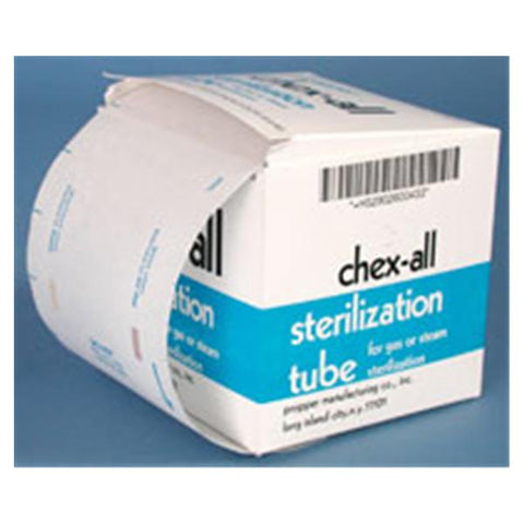 Propper Mfg Co Tubing Sterilization Chex-All Triple Seal 100 Feet x 4 in White Rl, 10 RL/CA - 2600400