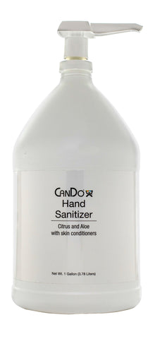 CanDo Hand Sanitizer, Pump Dispenser, 1 Gallon, Case of 4