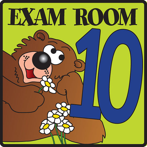 Clinton, Exam Room 10 Sign
