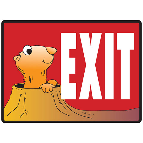Clinton, Exit Sign