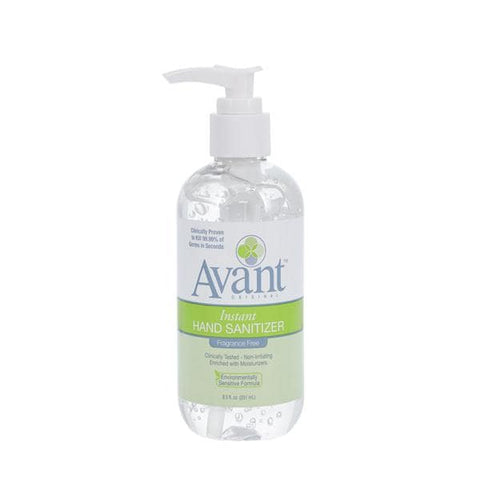 B4 Brands Sanitizer Hand Gel Avant 60% Ethyl Alcohol 8.5 oz Fragrance Free Each, 24 Each/CA - 12089-8.5-FF