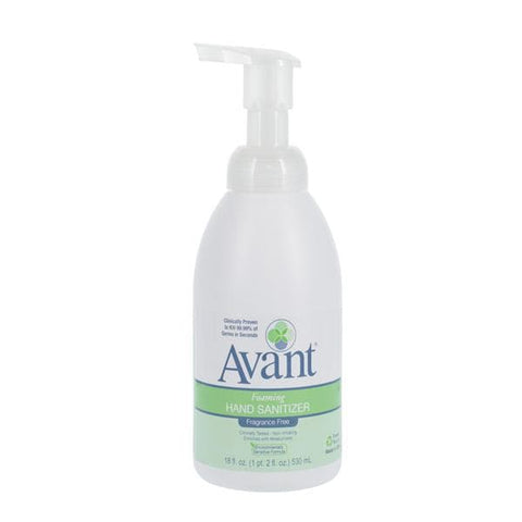 B4 Brands Sanitizer Hand Foam Avant 62% Ethyl Alcohol 18 oz Fragrance Free 18oz/Ea, 12 Each/CA - 12094-18-FF