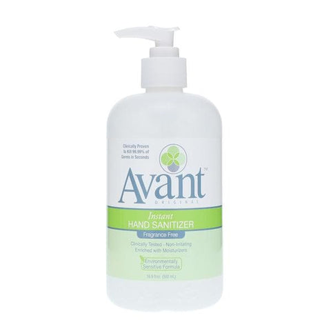 B4 Brands Sanitizer Hand Gel Avant 60% Ethyl Alcohol 16.9 oz Fragrance Free Each, 12 Each/CA - 12089-16-FF