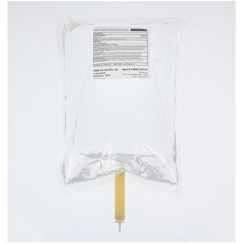 B4 Brands Sanitizer Gel Avant 1000 mL Kit Refill Fragrance Free Each, 8 Each/CA - 12089-34T-FF