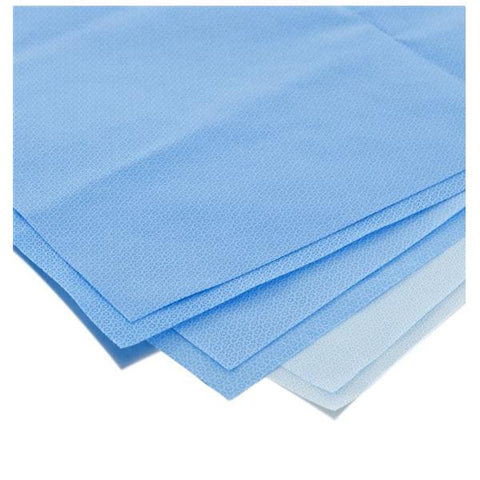 O & M Halyard WrapCaseR Halyard 15 in x 15 in Blue Not Made From Natural Rubber Latex 100/Bg, 10 BG/CA - 37047