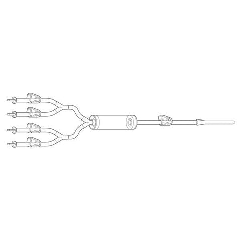 Baxter Healthcare Set Arthroscopy 4-Lead Irrigation With Containers Latex Sterile 12/Ca - 2C4031