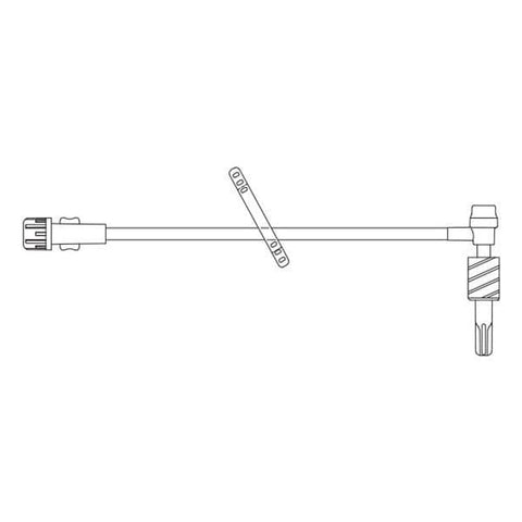 Baxter Healthcare IV Extension Set 6.7 Inj St/TCnctr Male Luer Lock/Female Luer Lock Adapter 50/Bx, 4 BX/CA - 2N3339