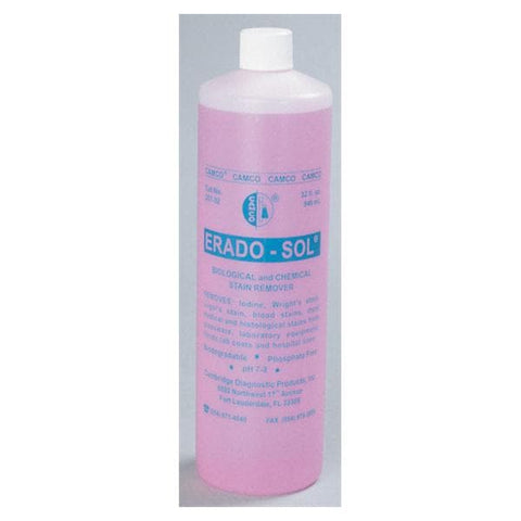Cambridge Diagnostics Erado-Sol Stain Remover 32oz Each - 207-32