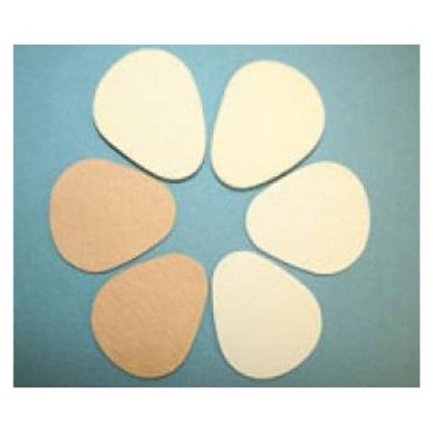 Aetna Felt Corporation Pad Orthopedic Pedi-Pads Mtrsl Felt 1/4" Thick Adhesive White Sz 106 Lg 100/pk - 10319