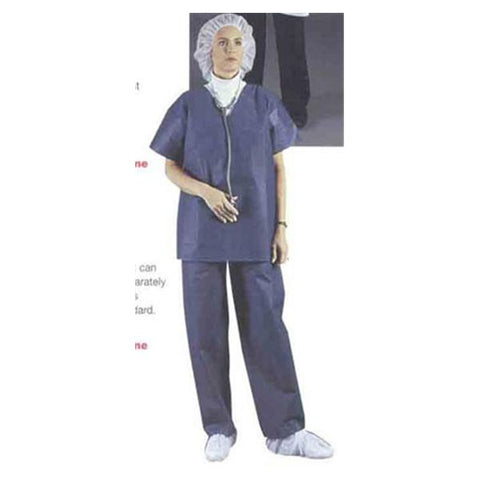 Cellucap/Melco Inc Shirt Scrub Unisex Large Navy 50/Ca - 636L