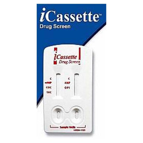 Alere Toxicology iCassette Drug Screen Test Kit 8 Panel 25/Bx - Products - I-DOA-1185